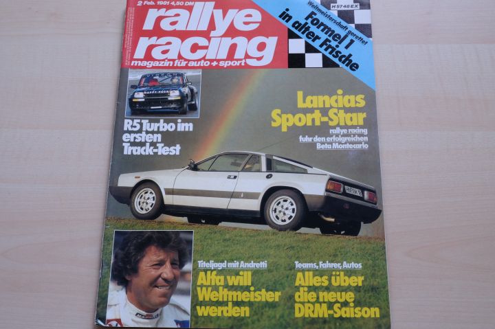 Deckblatt Rallye Racing (02/1981)